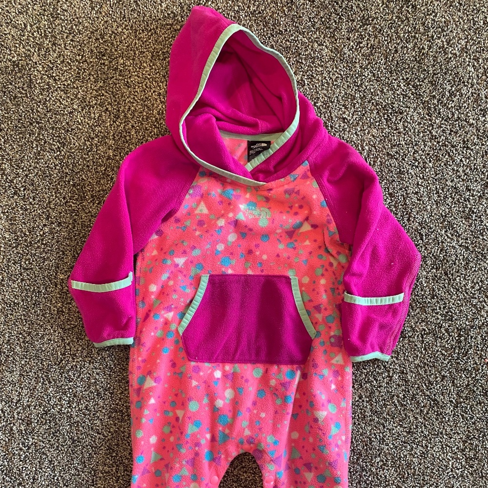 Baby Girl North Face bunting